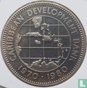 États des Caraïbes orientales 10 dollars 1980 "10th anniversary Caribbean Development Bank" - Image 2