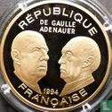 France 500 francs 1994 (BE) "De Gaulle and Adenauer - Élysée Treaty of 1963" - Image 1