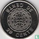 Îles Salomon 20 cents 2010 - Image 2