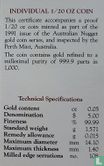 Australië 5 dollars 1991 "Grey Kangaroo" - Afbeelding 3