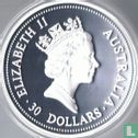 Australië 30 dollars 1998 (PROOF) "Kookaburra" - Afbeelding 2