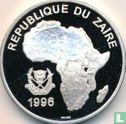 Zaïre 500 nouveaux zaïres 1996 (PROOF) "Wildlife of Africa - Gorilla" - Afbeelding 1