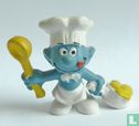 Cook Smurf with ladle and pan   - Image 1