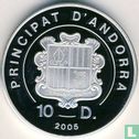 Andorra 10 diners 2005 (PROOF) "Santiago de Compostela cathedral" - Image 1
