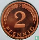 Duitsland 2 pfennig 1974 (D) - Afbeelding 2