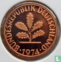 Germany 1 pfennig 1974 (G) - Image 1