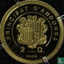 Andorra 2 diners 2008 (PROOF) "150th anniversary Apparitions of Lourdes" - Afbeelding 1