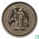 Straits Settlements Crown (D) 1936 (Gilt Copper - PROOF) "Edward VIII Fantasy Coronation Medallion" - Afbeelding 2