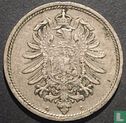 German Empire 10 pfennig 1873 (G) - Image 2