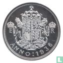 Great Britain Crown (D) 1936 (Silver - PROOF - I.N.A.) "Edward VIII Fantasy Coronation Medallion" - Image 2