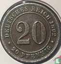 Duitse Rijk 20 pfennig 1892 (E) - Afbeelding 1
