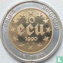 Belgien 10 Ecu 1990 (PP) "60th birthday of King Baudouin" - Bild 1