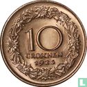 Austria 10 groschen 1925 - Image 1