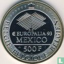 Belgium 500 francs 1993 (PROOF) "Europalia - Mexico Exposition" - Image 1
