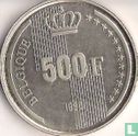 Belgium 500 francs 1990 (FRA) "60th Birthday of King Baudouin" - Image 1