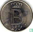 Belgium 250 francs 1976 (FRA - large B) "25 years Reign of King Baudouin" - Image 2