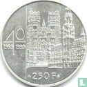 België 250 francs 1999 "40th wedding anniversary of King Albert II and Queen Paola" - Afbeelding 1