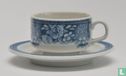 Tea cup and saucer - Sonja 307 - Decor Windsor - Mosa - Image 1