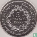 Frankrijk 5 francs 2000 "Gold ecu of Louis IX" - Afbeelding 1