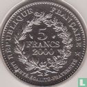 Frankrijk 5 francs 2000 "Denier of Charlemagne" - Afbeelding 1