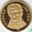 Togo 1500 francs 2005 (PROOF) "Johann Wolfgang von Goethe" - Afbeelding 1