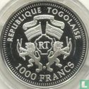 Togo 1000 francs 2002 (PROOF) "Wappen von Hamburg and Kaiser Leopold" - Afbeelding 2