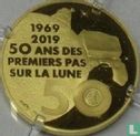 France 50 euro 2019 (PROOF - gold) "50 years First steps on the moon" - Image 1