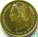 Togo 25 francs 1956 (proefslag) - Afbeelding 1