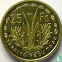 Togo 25 francs 1956 (proefslag) - Afbeelding 2