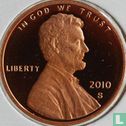United States 1 cent 2010 (PROOF) - Image 1