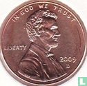 Verenigde Staten 1 cent 2009 (zink bekleed met koper - D) "Lincoln bicentennial - Presidency in Washington DC" - Afbeelding 1