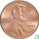 United States 1 cent 2014 (without letter) - Image 1