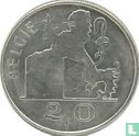 Belgium 20 francs 1955 (NLD) - Image 2