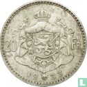 België 20 francs 1933 (FRA - positie B) - Afbeelding 1