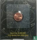 United States 1 cent 2000 (coincard) - Image 1