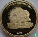 Congo-Kinshasa 20 francs 2003 (PROOF) "Porcupine" - Afbeelding 1