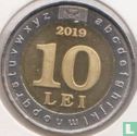Moldavië 10 lei 2019 "30 years from the adoption of laws about the state language and latin writing" - Afbeelding 1