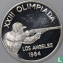 Andorra 20 diners 1984 (PROOF) "Summer Olympics in Los Angeles" - Afbeelding 1