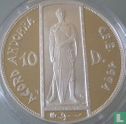 Andorra 10 diners 1993 (PROOF) "European Customs Union - St. George" - Afbeelding 2