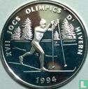 Andorra 5 diners 1993 (PROOF) "1994 Winter Olympics in Lillehammer" - Afbeelding 2