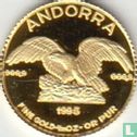 Andorra 5 diners 1995 (PROOF) "Defiant eagle" - Image 1