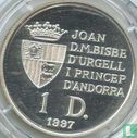 Andorra 1 diner 1997 (PROOF) "40th anniversary Treaty of Rome" - Image 1