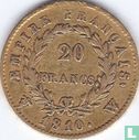 France 20 francs 1810 (W) - Image 1