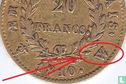 France 20 francs 1810 (W) - Image 3