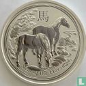 Australië 8 dollars 2014 (kleurloos) "Year of the Horse" - Afbeelding 2