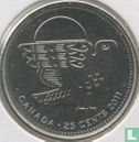 Canada 25 cents 2011 (kleurloos) "Peregrine falcon" - Afbeelding 1