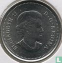 Canada 25 cents 2011 (kleurloos) "Peregrine falcon" - Afbeelding 2