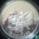 Cook-Inseln 50 Dollar 1991 (PP) "500 Years of America - Mayflower and pilgrims" - Bild 2