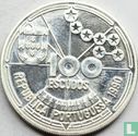 Portugal 100 escudos 1990 (silver) "Celestial navigation" - Image 1