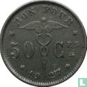 België 50 centimes 1927 - Afbeelding 1